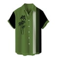 thumbnail image 1 of Chemise Décontractée pour Hommes à Boutons Imprimé Plage Col Rabattu Manches Courtes, 1 of 3