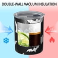 thumbnail image 2 of 12oz Coffee Tumblers Halloween Bat Silhouettes Stainless Steel Vacuum Insulated Travel Tumbler Coffee Cups Mug with Lid and Straw with Cleaning Brush for Cold & Hot Drinks, 2 of 5