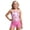 AA#-Hot Pink1366, variant on Tiijoy Little Girl's 2-Piece Swimsuit Tankini Set Beach Pool Bathing Suit UPF50 Swimwear