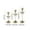 Gold, variant on Bow Candle Holder Set 3 Piece Metal Candlestick Set Tiered Height Gold Black Iron Candle Holders 6.3, 7.7, 8.8 Inch for Wedding Centerpiece Table Decor Romantic Dinner Holiday