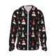 thumbnail image 1 of Balery Christmas Tree and Gold Socks Sudadera ligera de manga larga con capucha y protección solar UPF 50+ para hombre y mujer, ideal para pesca y running-Small, 1 of 7