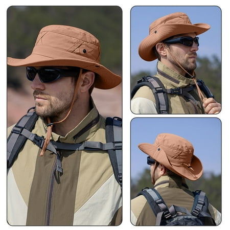 JilgTeok Outdoor Hat Mountaineering Fishing Shade Sun Hat Sun Hat Breathable Fisherman s Hat for Men