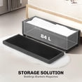 thumbnail image 3 of GVN Storage Ottoman Bench, Ottoman Bench,44" Ottoman with Storage, Lid, Legs, Corduroy End of Bed Bench, Gray, 3 of 7