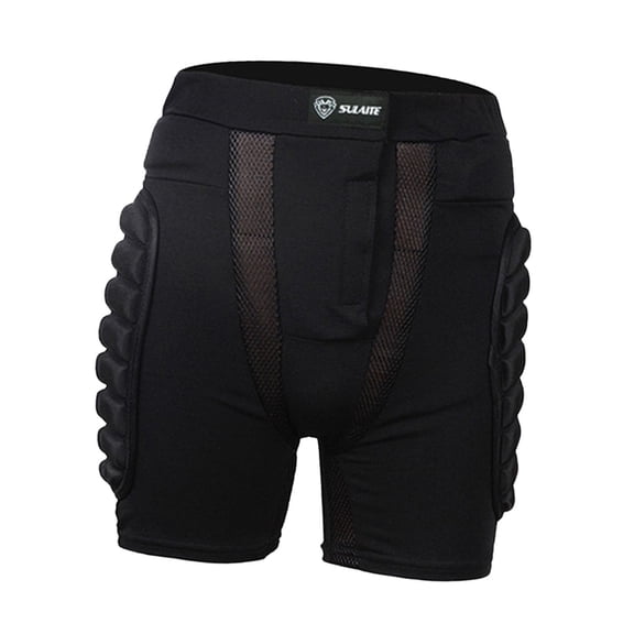 Toystoory Patinaje Esquí Almohadilla de cadera Protección Pantalones de cadera Rodillo transpirable para esquiar XXXL Ciclismo Negro METRO