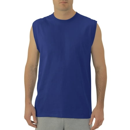 Fruit of the Loom - Men's Platinum EverSoft Muscle Shirt, up to Size 4XL - Walmart.com