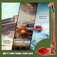 thumbnail image 5 of HPDMC 48" Heavy Duty Off-Road Farm Jack with Base - 3 Ton (6,600 lb) Ratcheting Lift Jack - Utility Jack for Trucks, SUVs & Agricultural Equipment - Black, 5 of 6