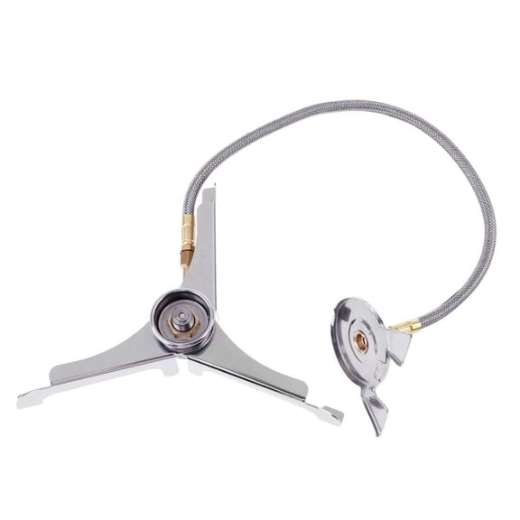 Picnic Camping Stove Burner Split Converter Connector Gas Tank Adapter