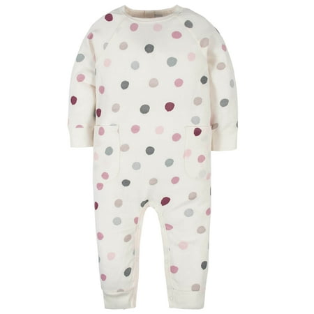 Modern Moments by Gerber® Baby Girls Organic Coveralls