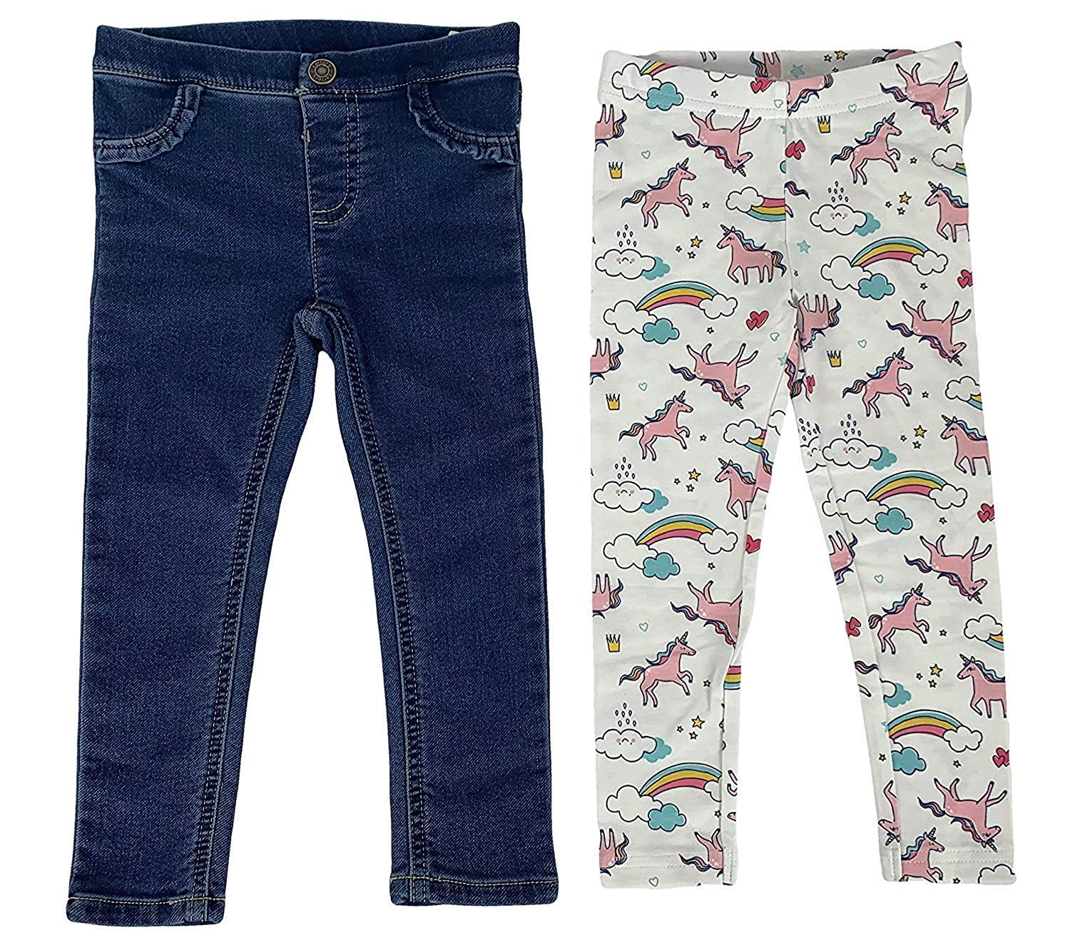 Carters Two-Piece Play Wear Bottoms Grey//Butterflies, 5T