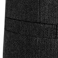 thumbnail image 5 of VBTAPA Men's Double-Breasted Suit Vest Business Casual Tops Herringbone Pattern Waistcoat for Wedding Tuxedos Black M, 5 of 7