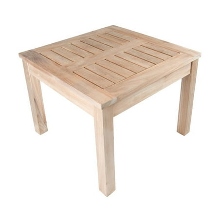 Arbora Teak Nantucket Solid Square Side Table Arbora Teak Nantucket Solid Square Side Table