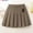 Coffee, variant on NAISIBABY Girls Pleated Skirt 10-12T, A-line High Waist Cute Graphic School Uniform Skirt Coffee(4-14T)