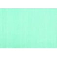 thumbnail image 1 of Ahgly Company Machine Washable Indoor Rectangle Solid Turquoise Blue Modern Area Rugs, 6' x 9', 1 of 4