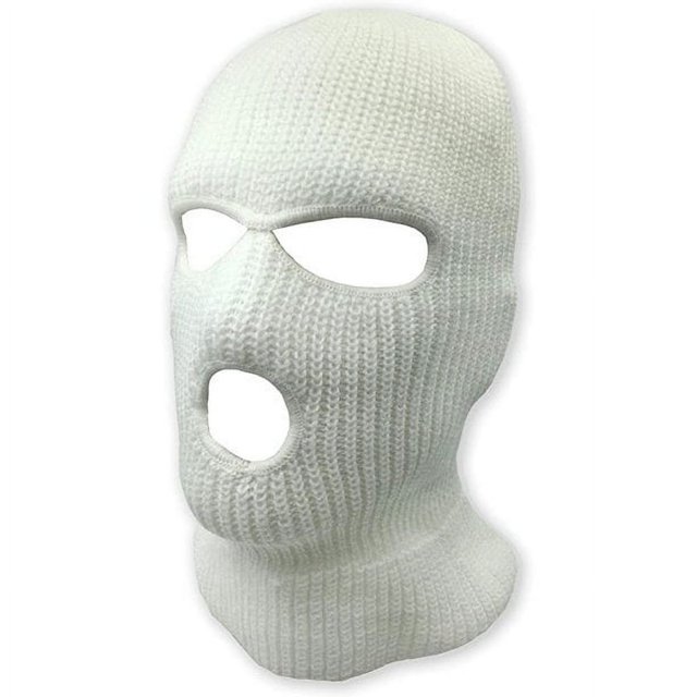 MesaSe Cagoule Tricotée 3 Trous pour Sports d'Hiver en Plein Air Masque de Ski pour Hommes et Femmes
