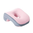 thumbnail image 1 of Almohada para la cabeza, el cuello, el escritorio, dormir y tomar una siesta; cómoda, 24 x 12 rosa, 1 of 9