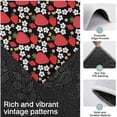 thumbnail image 3 of Red Strawberry Plants Flower Black Pattern Kitchen Rugs Sets Of 3,Kitchen Runner Rugs Non Skid Washable,Decorative Kitchen Floor Mats for Kitchen,Sink,Laundry,17"x30"+ 17"x47" + 17"x59", 3 of 6