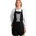 thumbnail image 1 of LA Pop Art Full Length Word Art Apron - The 80's, 1 of 2