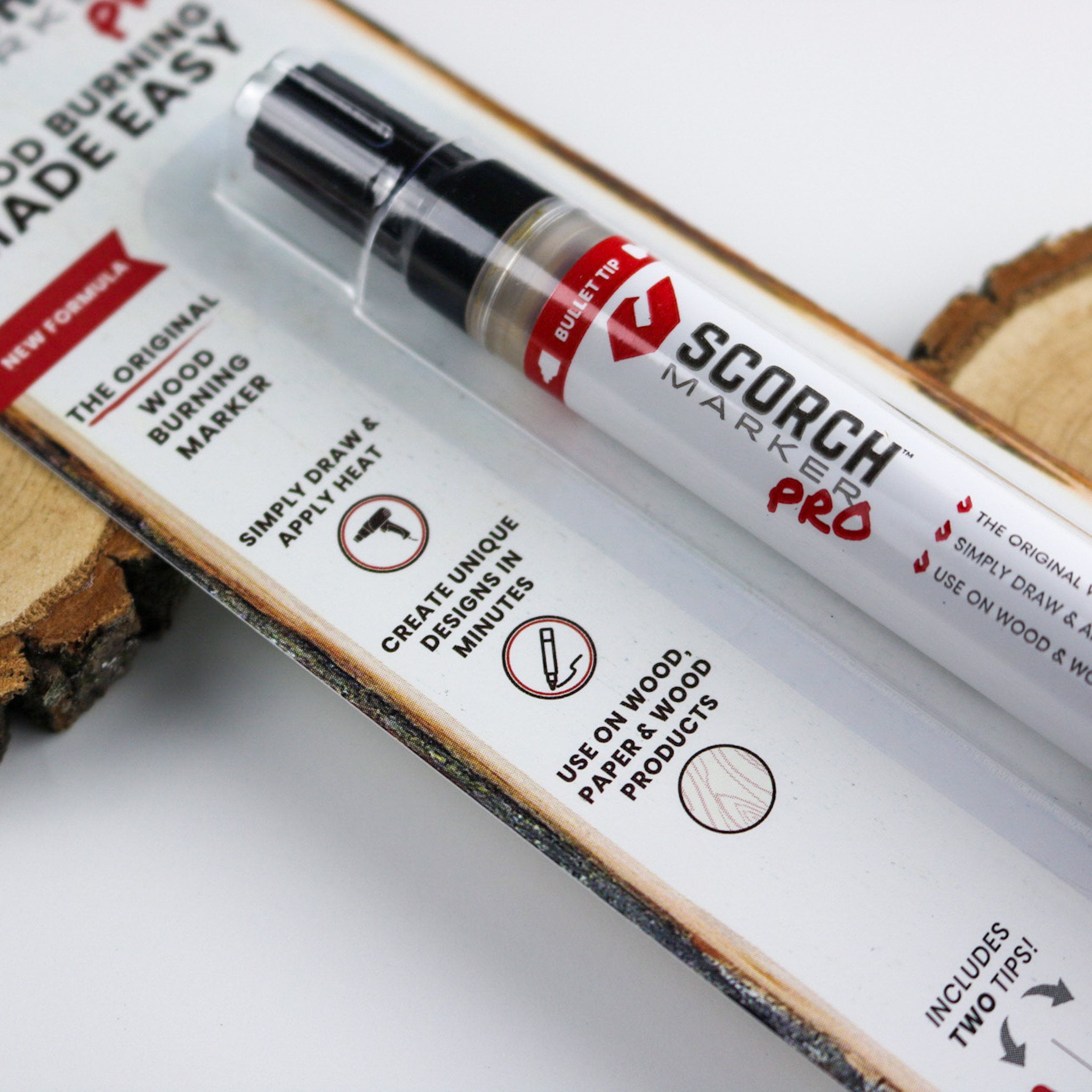 Scorch Marker High-Density Scorch Pen For Wood Burning 3 Pcs Wood