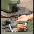 thumbnail image 4 of Cubo de agua de 11 L, tanque de agua exterior con grifo para camping, senderismo, pesca, 4 of 9