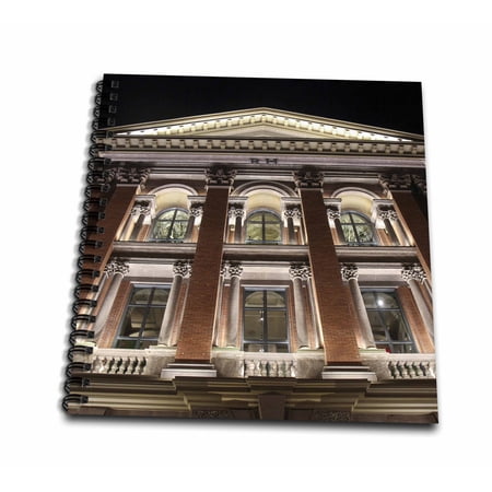3dRose, Historic Museum of Natural History, now a retail store. Boston, Mass., Mini Notepad 4 x 4 inch