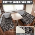 thumbnail image 2 of XYZCANDO Black Leopard Print RV Sofa Seat Cover Sofa Cushion Cover Comfortable Easy Installation Trend Print Loveseat Slipcovers Washable Couch Covers for Travel Couch, 2 of 6