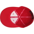 thumbnail image 6 of Solid Flat Brim Bill Fitted Baseball Cap, 6 of 6