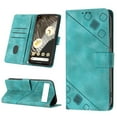 thumbnail image 1 of Compatible with Google Pixel 7A Classic Embossed PU Leather Case with Card Holder Shockproof Cover, 1 of 5