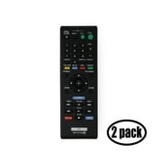 2 Pack Replacement Sony RMT-B119A Blu-Ray Disc DVD Player Remote Control for Sony BDPS1100 Blu-Ray Disc DVD Player