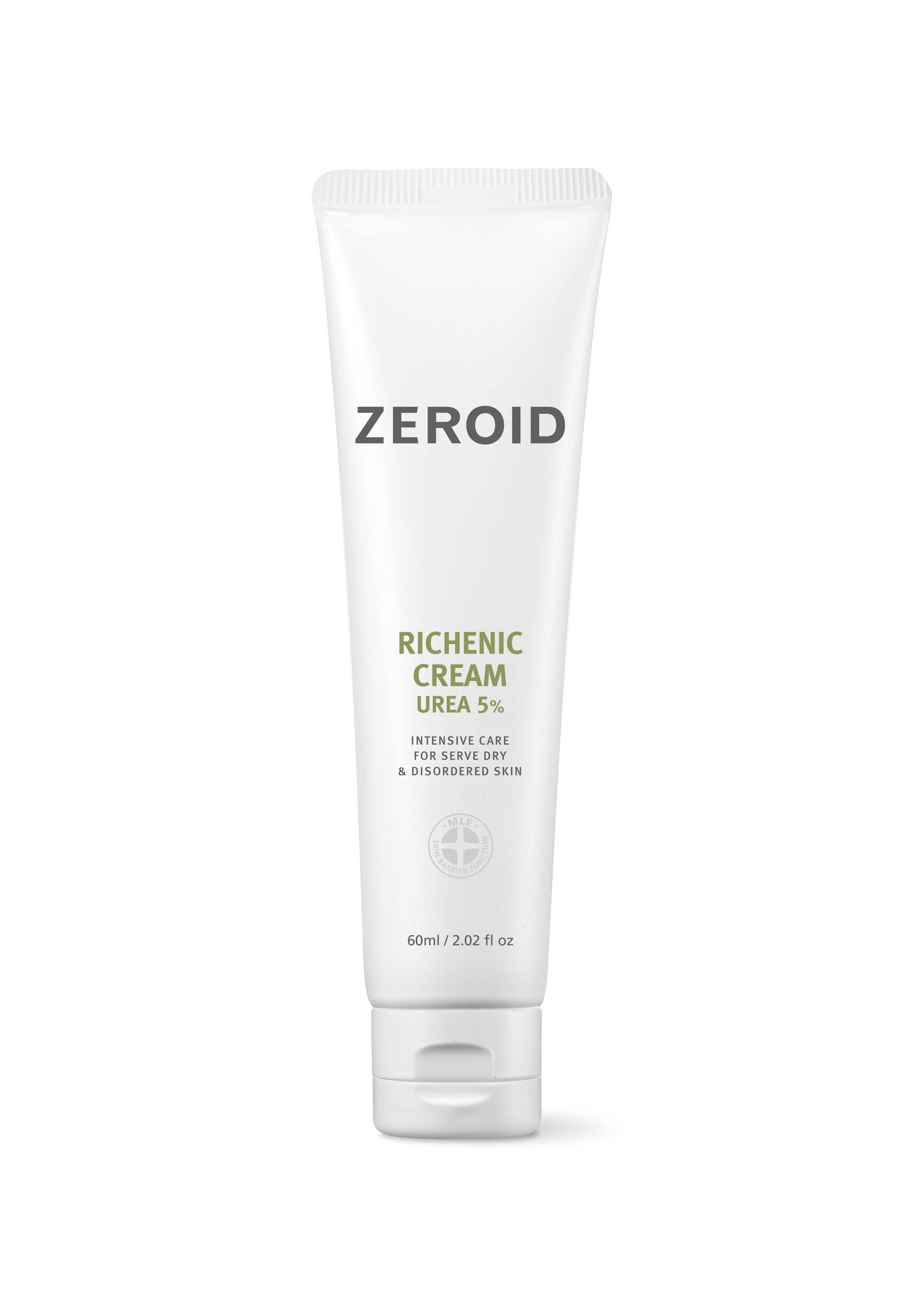 ZEROID Richenic Cream Urea 5 Intensive Care for Severe Dry