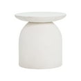 thumbnail image 3 of Aloe White Concrete Side Table, 3 of 5
