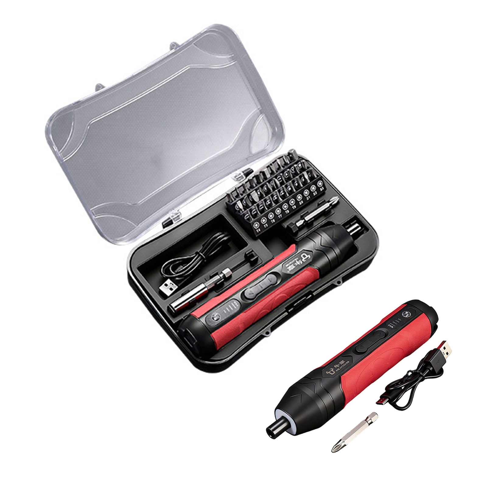 Electric Screwdriver 4 Torques Settings Head Design Powered Tool Cordless Screwdriver