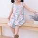 thumbnail image 4 of Vestido Para Niñas Ropa Para Bebés Ropa De Verano Para Niños Pequeños Vestido Sin Mangas Estampado Gráfico Ropa Para Niños Azul Odeerbi LM103-2145, 4 of 4