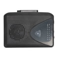 thumbnail image 2 of Reproductor de casete retro portátil Sincero con altavoz transparente color Negro, 2 of 10