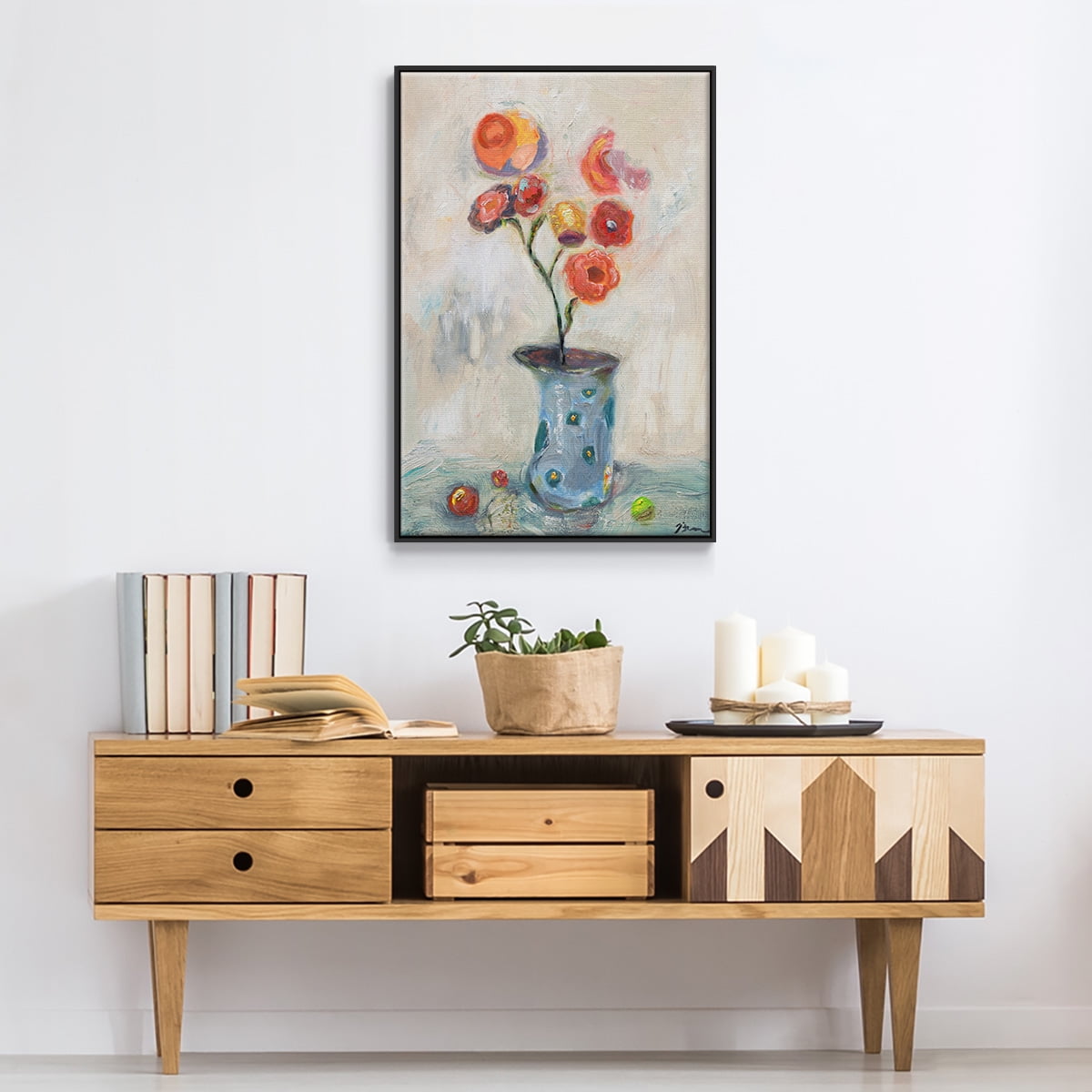 Fruit of Life Framed Premium Gallery Wrapped Canvas - Ready to Hang