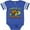 Football Blue and White, variant on Inktastic Turtle-ly Adorable Cute Turtle Boys or Girls Baby Bodysuit