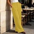 thumbnail image 6 of Kezqiaxn Wide Leg Dress Pants for Women High Waiste Loose Business Casual Office Work Trousers with Pockets Plus Size Fashion, 6 of 7