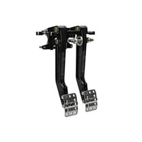 Wilwood 340-16383 Adjustable 5.5-6.25:1 Ratio-Tru-Bar Swing Mount Brake & Clutch Pedals