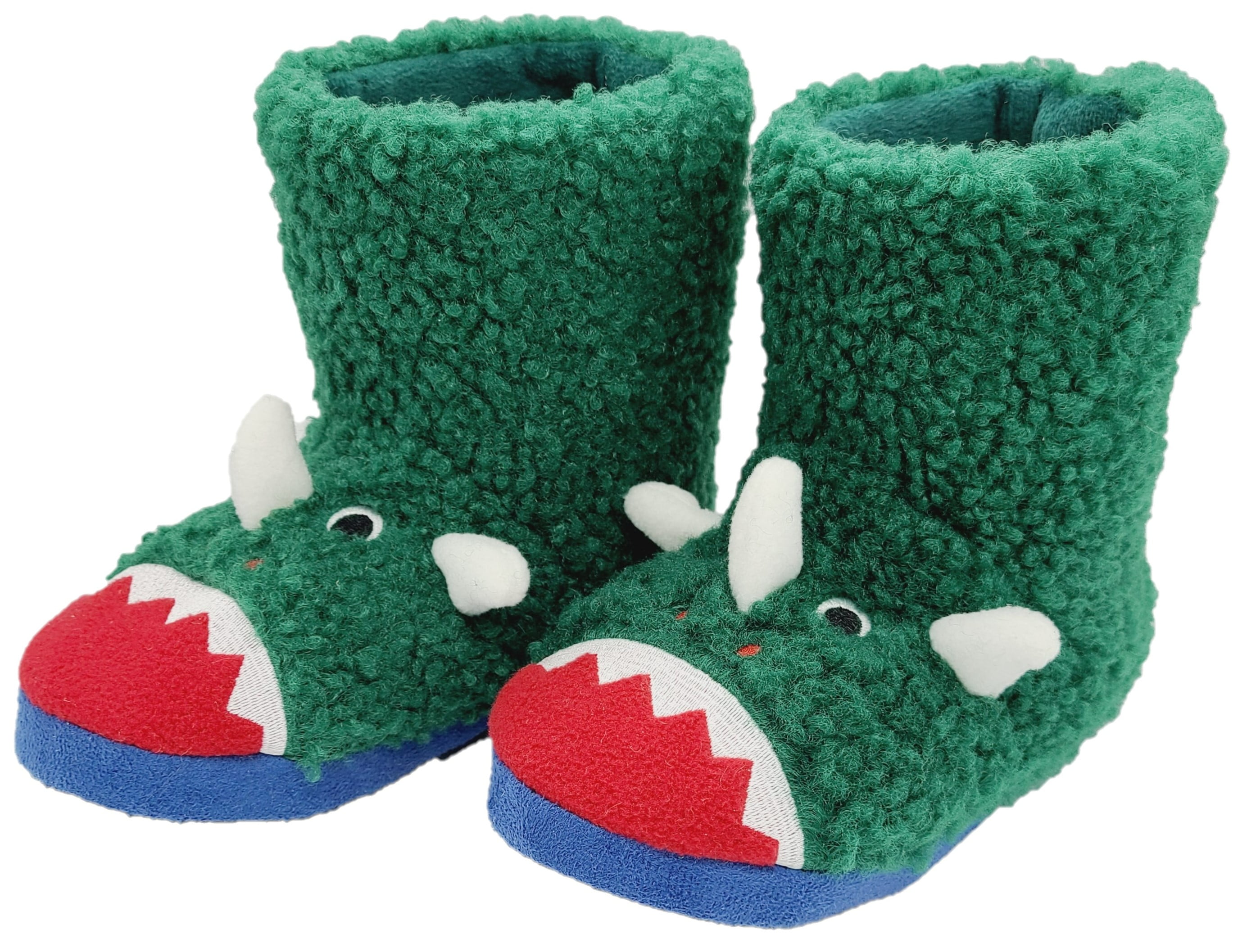 gift for kids Crocheted dinosaur slippers warm footwear Shoes Girls Shoes Slippers adult dinosaur slippers kid slippers gift for adults 
