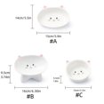 thumbnail image 3 of Ceramic Cat Bowl, Cute Pet Food Bowl For Dogs & Cats, Elevated Cat Bowl, 3 of 11