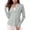 *1-Gray, variant on VBVC Women's UPF 50 Quarter Zip Hooded Sun Shirt,Golf Hiking Breathable Blouse For Women,Ladies Long Sleeve Jacket with Thumb Holes and Pockets,Hot Pink,S-2XL