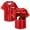 Red, variant on Manuel Turizo 201 World Tour Merch Baseball Jersey Shirt V-Neck Women Men Short Sleeve Streetwear Clothes