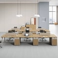 thumbnail image 2 of Drafting Wall Corner Desk Writing Work Meeting Music Studio Desk Modern Compact Escritorios De Ordenador Italian Furniture My Lux Decor Round, 2 of 12