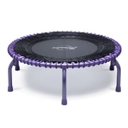 JumpSport 350 PRO Fitness Trampoline, Cardio Workout Equipment, 39 Inch, Purple