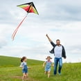thumbnail image 2 of Mouliraty Kites For Kids Kites For The Beach Huge Kite For Kids Colorful Kite Beach Kite With Long Tail Kites For Kids Adults, 2 of 5