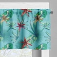 thumbnail image 5 of Ambesonne Bird of Paradise Valance & Curtain, Tropical Accents, 55"x24", Pale Blue and Multicolor, 5 of 7