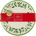thumbnail image 5 of Lenox Holiday 4-piece Melamine Dinner Plate Set, Holly Motif, 5 of 7