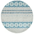 thumbnail image 6 of SAFAVIEH Madison Kandace Abstract Area Rug, Grey/Turquoise, 3' x 5', 6 of 11