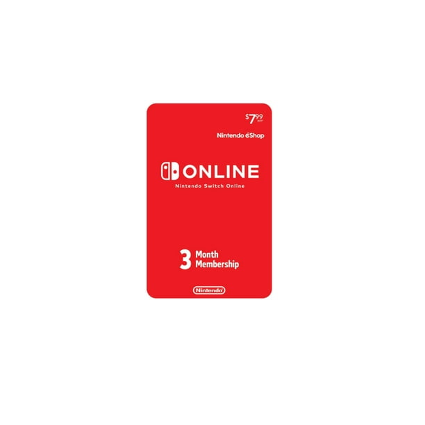 Nintendo Switch Online 3-Month Individual Membership ...