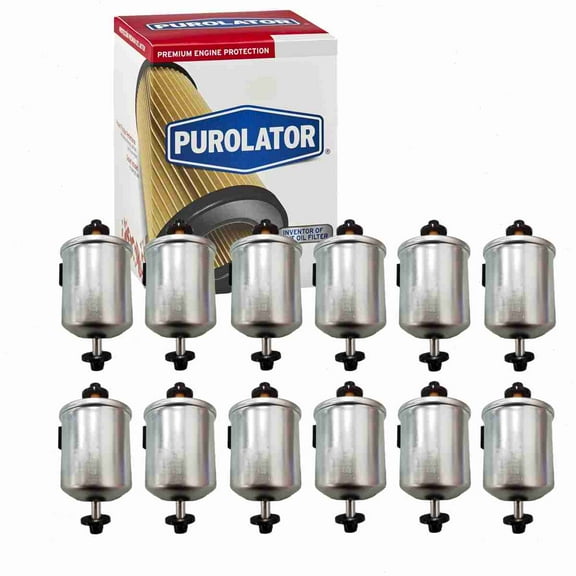 12 pc Purolator F43178 Fuel Filters for 0-986-450-101 043-0840 122279 122287 16400-0M200 16400-0M300 16400-0W000 16400-0W005 16400-0W010 16400-3S500 16400-41B00 16400-41B00-JP 16400-41B01 16400-41B02