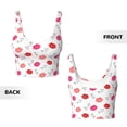 thumbnail image 5 of Lsque Red Lips 1 Printed Women'S Sports Bra, Compression, Moisture Wicking, High-Impact Sports Bra For Women,Supportive sports bra-X-Large, 5 of 9
